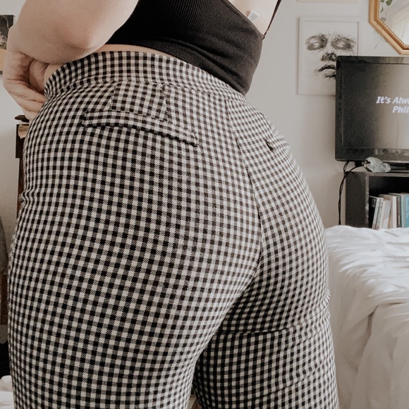 Vintage Pants - vintage gingham pants